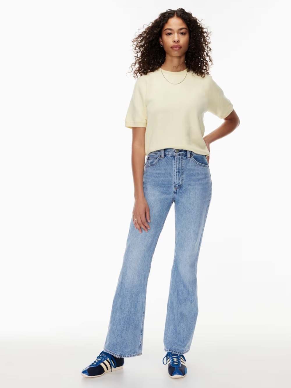 DENIM FORUM The Marlene 60'S High Rise Flare Jeans 28L Women's size 27